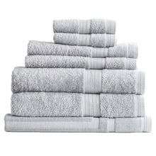 7 Piece Stella Bamboo-Blend Bathroom Towel Set